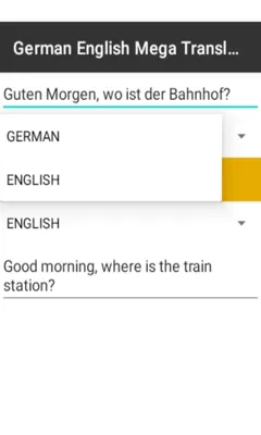 German English Mega Translator android App screenshot 1