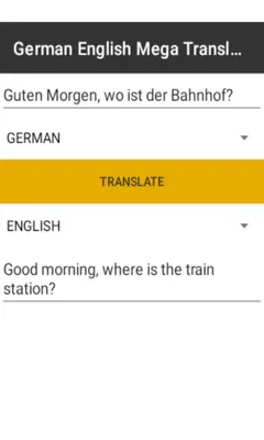 German English Mega Translator android App screenshot 3